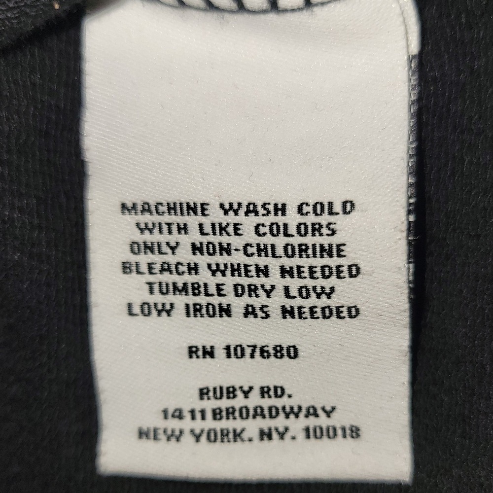 Ruby Rd. Red & Black Leopard Print Full Zip Track… - image 4